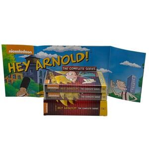 Nickelodeon Hey Arnold! The Complete Series 16-Disc DVD Box Set With Poster VG
